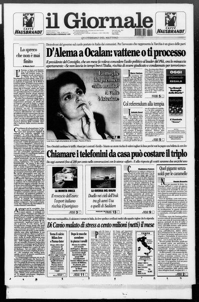 Il giornale : quotidiano del mattino